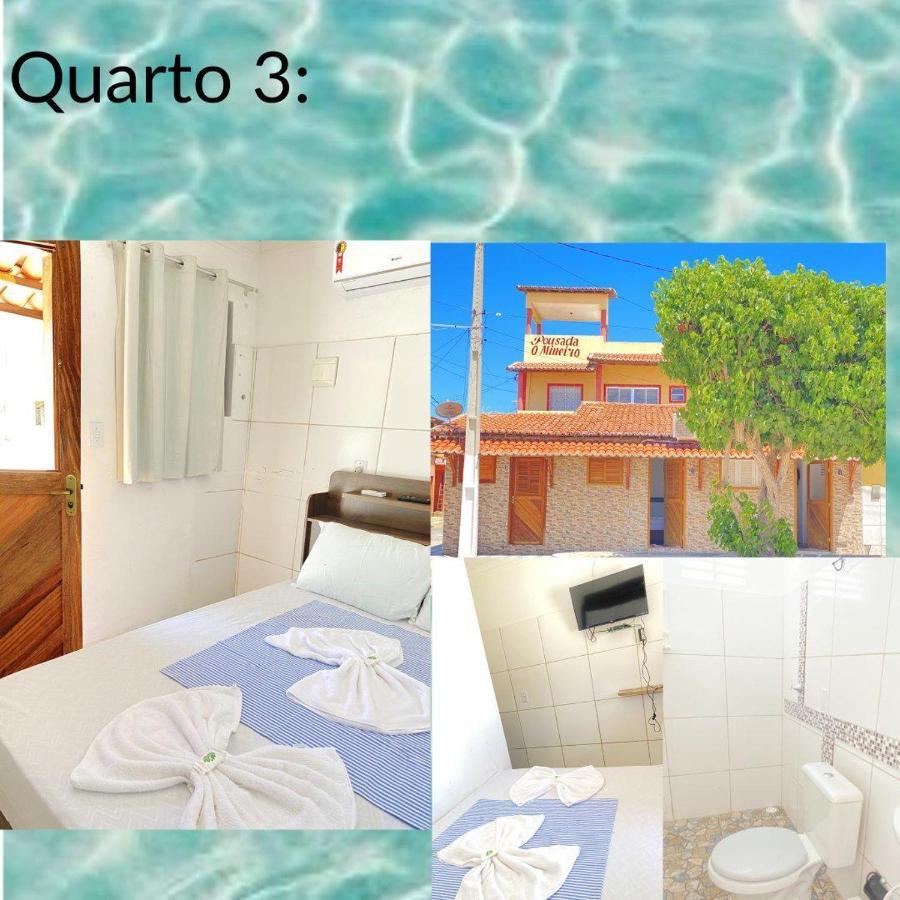 Hotel Pousada O Mineiro - Frente Para O Rio à Galinhos Extérieur photo